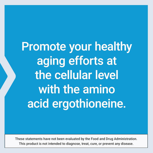 Life Extension Essential Youth L-Ergothioneine 30 Vegetarian Capsules for Longevity & Healthy Aging, Gluten-Free,
