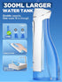 Oralfree Water Dental Flosser Cordless - 4 Modes Oral Irrigator, 300ML Rechargeable Portable IPX7 Waterproof