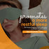 Happyluxe Escape Sleep Mask - Buttery Soft Airplane Eye Mask for Sleeping, Machine Washable, Sage Green