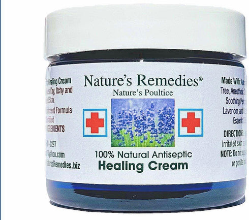 100% Natural Antiseptic Healing Cream, Heals, Soothes, Relieves Dry, Itchy Cracked Skin, 4 oz Ancestral Res-Q Ointment
