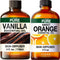 Vanilla Essential Oil for Diffuser & Orange Essential Oil for Diffuser Set