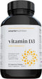 SMARTERNUTRITION Plant-Based Vitamin D3 with Vegan K2-5000 IU for Immune Support, Bone Health, 60 Count