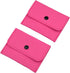 2 Pack Birth Control Pill Packet, 4" x 3" Privacy Protection Contraceptive Medicine Holder, Pink Pouch