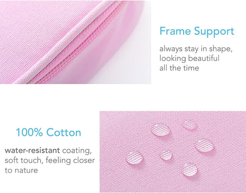 4pcs Cute Small Travel Sanitary Holder, Waterproof Cosmetic Jewelry Bags for Women, Multicolor Makeup Organizers