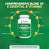 Dr. Berg Natural Vitamin B1 B6 B12 Complex - 60 Capsules with Essential B Vitamins for Men & Women