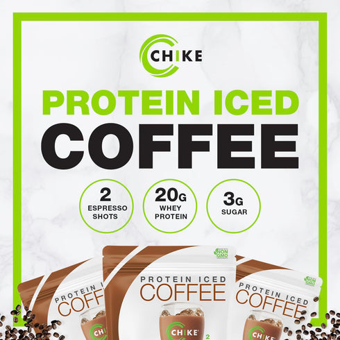 Chike Natural Caffe Mocha High Protein Iced Coffee - 20 G Protein, 2 Shots Espresso, 14 Servings (16.3 Ounce)