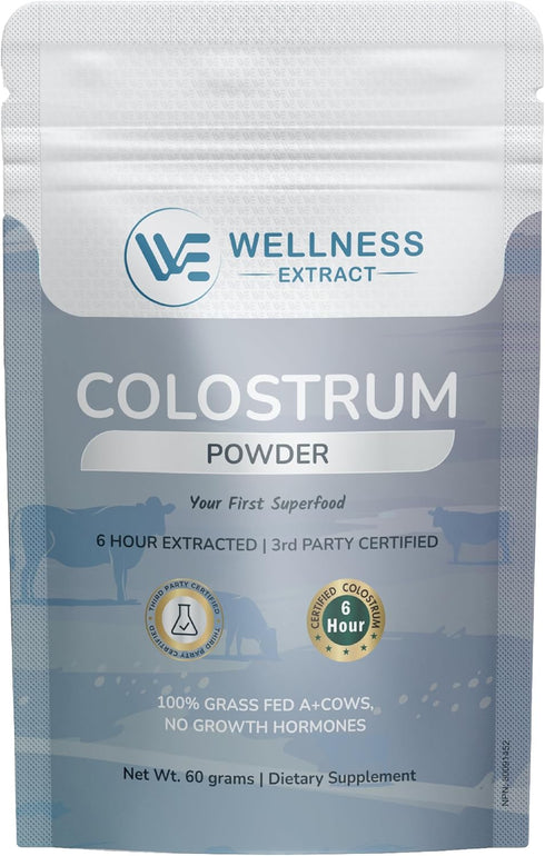 WELLNESS EXTRACT Bovine Colostrum Powder Rich in Protein & Lactoferrin- The True