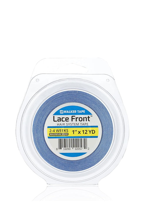 Walker Lace Front Support Tape (1/2 inch) for Toupee and Wig, Clear, 12 Yards