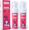 NOHOO Kids Foam Toothpaste, Fluoride Free Natural Formula for Electric Toothbrush, 2PCS Strawberry