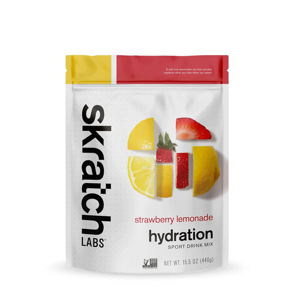 Skratch Labs Hydration Powder, Sport Drink Mix, Electrolytes Powder for Exercise, Endurance, Performance, Strawberry