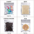 Blulu 100 Pieces Resealable Foil Proof Bags, Iridescent Scent Proof Flat Pouch for Food Storage, Snack, Jewelry (3 x 4
