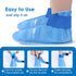 ComfiTECH Foot Ice Pack Wrap for Swollen Feet, Ice Boot for Foot Recovery, 2 Packs M Blue