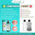 Coconut Pulling Oil, Ayurvedic Mint Oil Pulling Mouthwash with Tongue Scraper, 8 Fl. Oz for Fresh Breath & Healthy Gums