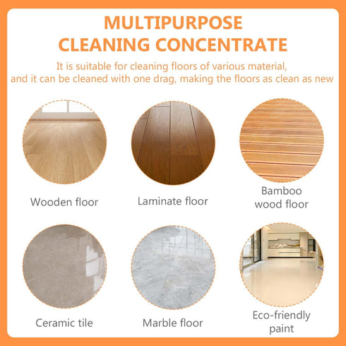 2 Pcs Momeng Floor Cleaner Liquid, Powerful Decontamination for Natural Hardwood Floor Stain Cleaning