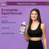 Buried Treasure B Complete | 16 Fl oz | All 8 B Vitamins with Methylated B12 & Methylfolate, Liquid & Sugar-Free