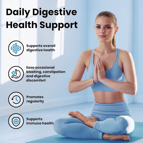 Probiotics for Women and Men, 500 Billion CFU, 90 Capsules, 22 Strains for Digestive and Immune Health