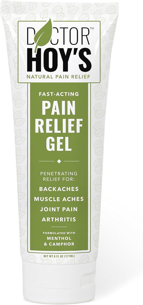 DOCTOR HOY'S Natural Pain Relief Gel, Topical Arnica Gel for Arthritis, Joint Pain, and Muscle Strains