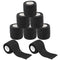 Yuelong Tattoo Grip Tape, 8Pcs Black Cohesive Wrap Tape, Self-Adherent for Tattoo Machine Accessories