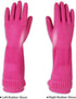 Mamison Quality Kitchen Rubber Gloves (1 Pair, Large) - Non-Slip Reusable Rubber Gloves, Made in Korea