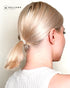 Heliums Thin Hair Elastics - Light Brown, 2mm Ties for Thin Hair, 1.75 Inch, 40 Count No Damage Ponytail Holders