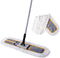 24" Heavy Duty Commercial Dust Mop for Floor Cleaning, 2 Microfiber Mop Pads for Wet and Dry Use, Grey