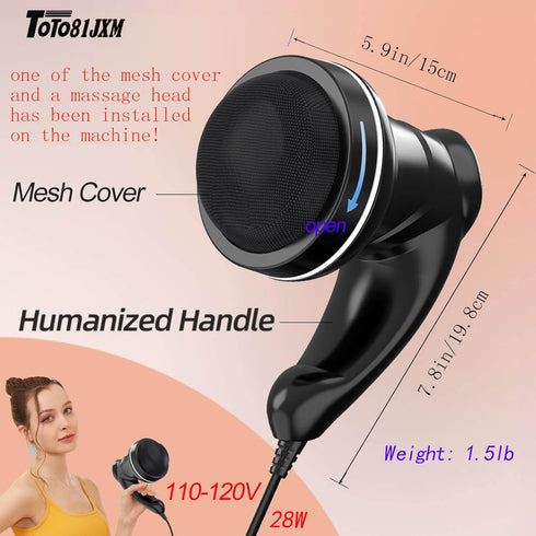 TOTO81JXM -6-Speed 8 Body Sculpting Machine for Women Heads Cellulite Massage & Lymphatic Drainage Device Handheld