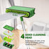 Ceiling Fan Cleaner Duster with 6 Ft Extension Pole, High Ceiling Fan Blade Cleaning Tool with Microfiber Duster Pads