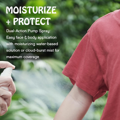 14hr Insect Repellent, Moisturizing Outdoor Bug Spray for Ticks, Mosquitoes, and More, Safe for Kids