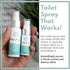 Mist N’ Go by Omaze Travel Bathroom Spray, 2oz, Odor Eliminator for Toilet