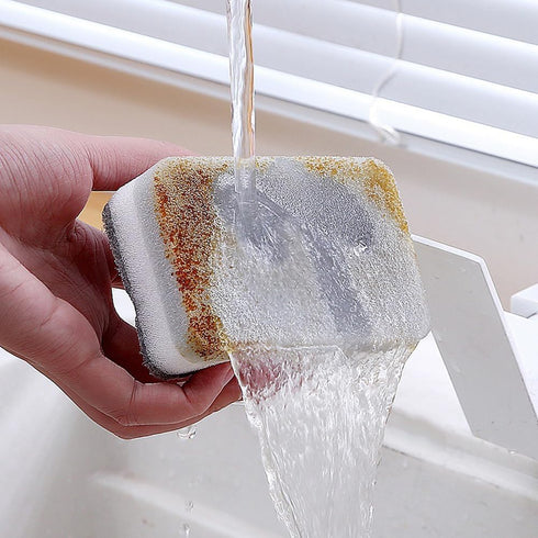 lasenersm 10 Pieces Dishwashing Sponge Kitchen Dishwashing Sponge Non Scratch Scouring Pad Non-Scratch Scouring Pad Non