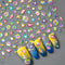 5D Summer Nail Art Stickers, Embossed Ocean Nail Decals Seashell Starfish for Luxurious Summer Nail Design Decoration