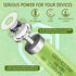 Rechargeable AA NIMH 1.2V 2200mAh High Capacity Batteries, 4 Pack, Pre-Charged for Solar Light Replacement
