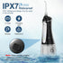 Water Dental Flosser for Teeth Cleaning - Portable Rechargeable Oral Irrigator with 4 Modes & 6 Tips