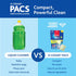 O-Cedar PACS Hard Floor Cleaner: Crisp Citrus Scent 10 Count (1-Pack) Safe for All Hard Floors