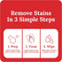 Packets Pack 25 Emergency Stain Rescue Stain Remover Wipes - Road Spill On-the-Go Rescue - Wine & Coffee Stain Rescue