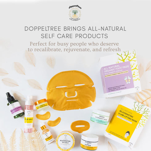 Doppeltree RENEW Overnight Facial Mask with Aloe Vera Gel & Hyaluronic Acid for Night Time Skin Care