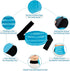 Comfytemp Large Reusable Ice Packs for Injuries - Gel Ice Bag for Back Pain Relief, Cold Pack Wrap for Lower Back,