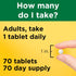 Nature Made Super Vitamin D Immune Complex, 70 Tablets, Vitamin D3, Selenium, Copper, and Zinc Supplements