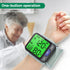 Wrist Blood Pressure Monitor Automatic Wrist Bp Monitor with Voice Digital 3 Color Backlit LCD Display 240 Readings for Dual Users Portable Adjustable Cuff Bp Machine for Home Use
