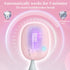 YourMate UVC Rechargeable Toothbrush Sanitizer Case, Travel Toothbrush Covers with Holder for Household and Business