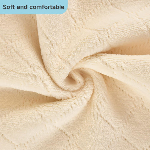 ALAZA Dish Towels | Kitchen Cleaning Cloths | Set of 6 Super Absorbent Lint Free Dish Cloths