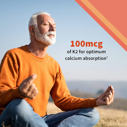 Garden of Life Vitamin D3+K2 Gummies - 45 Raspberry Lemon Gummies, 2000 IU D3 & 100mcg K2 for Bone Health