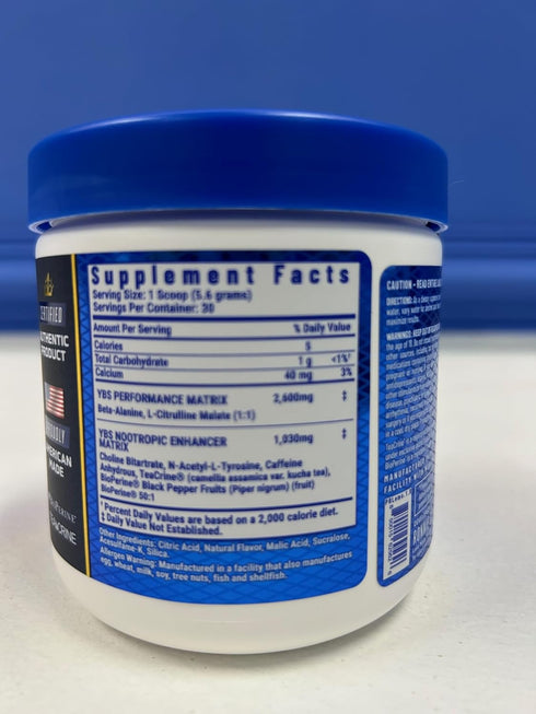 Ronnie Coleman Signature Series Pre Workout Powder for Women & Men, Lemon Splash, Amino Acid, Energy Support