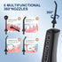 MOCEL Water Dental Flosser Cordless Teeth Cleaning with 5 Modes, 300ML Portable, USB C Rechargeable, IPX7 Waterproof