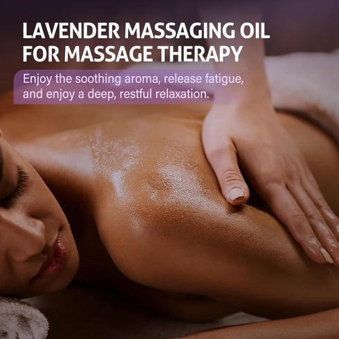 Lavender Sensual Massage Oil for CouplesRelaxing Body Massage Oil for Date Night,Smooth Glide,Deep Hydration