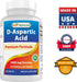 Best Naturals D Aspartic Acid (DAA) 3000mg, Non-GMO & Gluten Free, 180 Tablets per Serving