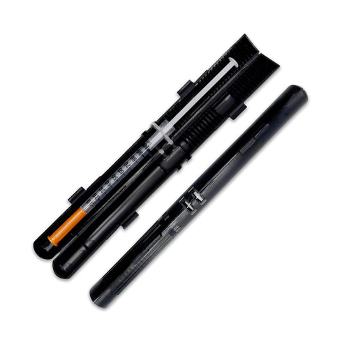GMS 60 Unit Syringe Case - Holds New, Prefilled & Used Syringes with Needles - Small & Discreet - Ideal for Travel - 2