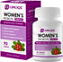 Women's Probiotic with Cranberry Extract, Organic Prebiotics & Vitamin C, 90 Billion CFUs, 90 Tablets
