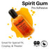 Mehron Makeup Spirit Gum - Adhesive for Special FX, Cosplay, Halloween, 4.5 oz (Matte)