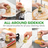 Set 3 AIRNEX Bamboo Dish Brush of - Natural Wooden Dish Scrubber w/Medium Stiff Sisal & Coconut Bristles - Kitchen